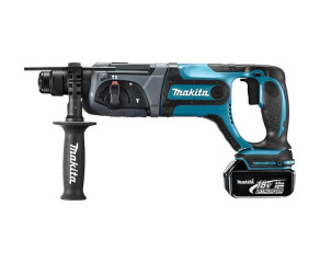 Cordless drill Makita DHR241RFJ SDS-plus LXT 18V battery 2x3A h 2J 35kg DHR241RFJ - Фото