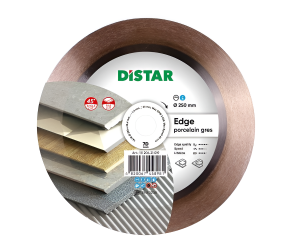 Круг алмазний вiдрiзний Di-star CORONA 250х254 керамогрEdge мокр (11120421019) - Фото