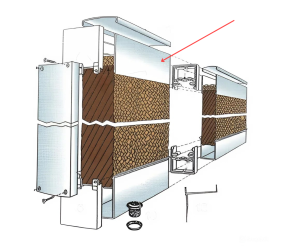 Верхній жолоб для pad-панелей, 100 мм Gigola (GT100MM-15)  - Фото