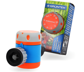 Таймер поливу механічний, 1-клапанний, GRUNTEK (296225111) - Фото