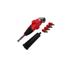 Angled extension bit for screwdriver, 1/4, with bit set STARK (502301015) - Фото