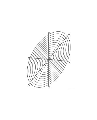 Захисна решітка D 430 мм з нержавіючої, сталі HSI (11 97 50) - Фото
