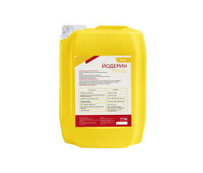 Дезінфекційний засіб, Йодерин, 5 л, ЗВК СЕЛО (ZV0003) - Фото