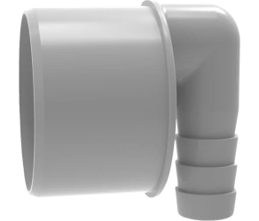 Заглушка DN 50 з кутовим зєднувачем для шланга Lubing (4160-1) - Фото