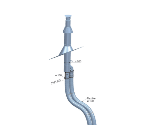 Winterwarm, Комплект кріплення димоходу, DXC DE (GA8360) - Фото