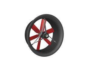 Осьовий вентилятор, шахтний, Multifan, 1800 Вт (H6D9251M10500) - Фото