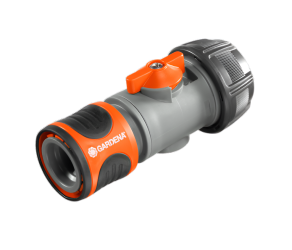 Зєднувач з регулятором для шланга 19 мм (3/4), GARDENA (02943-2000000) - Фото