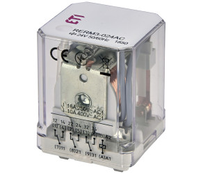 ETI Реле электромеханическое RERM3-24ACL 3p LED (16A AC1, 250V AC) 002473063 - Фото