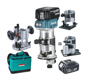 Cordless Makita DRT50RTEX3 Li-ion LXT 18 V 2x50A h collet 635mm 10000-30000rpm 18kg DRT50RTEX3 - Фото