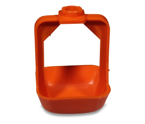 Drip bowl orange without NE pipe clamp Lubing (30-00-3449) - Фото