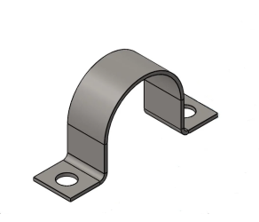 Крепление для труб Monoflo 50 мм, отверстие 11 мм (70025-50) - Фото
