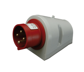 Силовая вилка настенная ETI EP-1653 IP44 (16A, 400V, 3P+N+PE) (004482060) - Фото