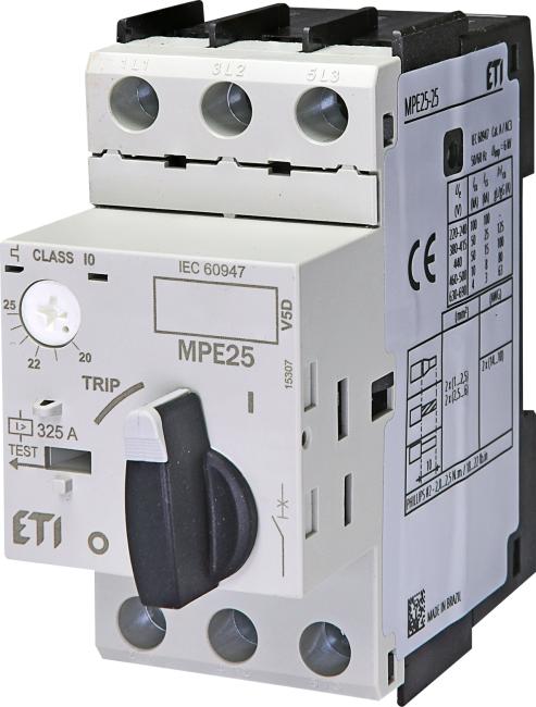 ETI MPE25-25 motor protection circuit breaker 004648013