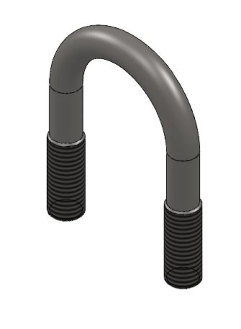 U-подібний болт M8, діаметр 3/4" Monoflo (70028-47)