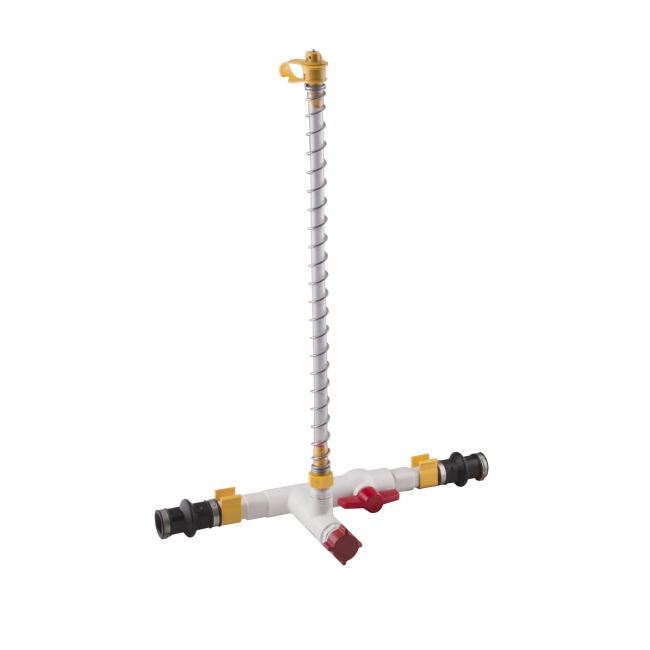 Міжлінійний запірний клапан для круглої труби з сапунами Lubing (4279-00)