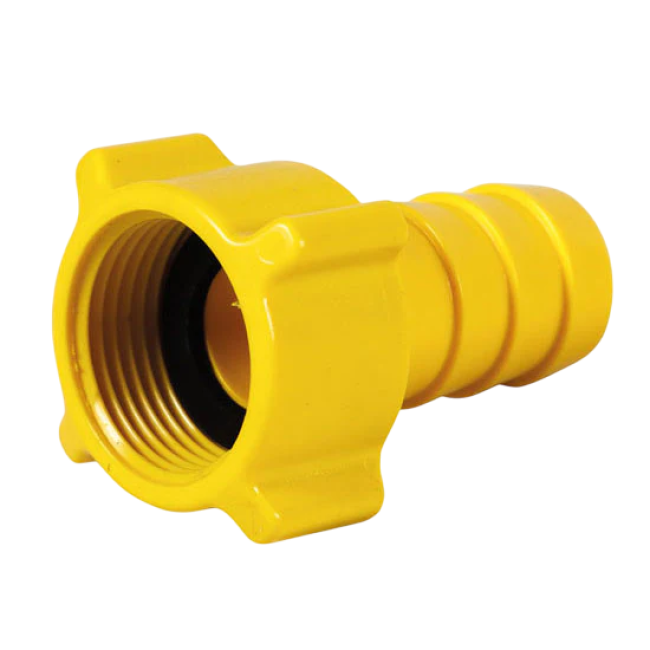 Hose connector 3/4" with sleeve nut 3/4" colour Yellow (without washer) Lubing (4312-00)