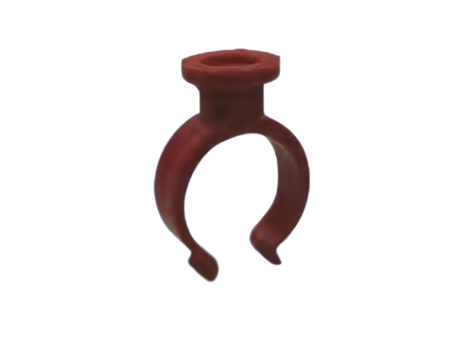 Ceiling clamp for round pipe D.3/4" art. 4108, red Lubing (4329-01)