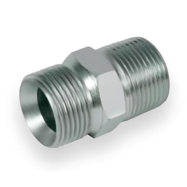 Ermaf Fit double nipple 280 1/8"x1/8"verz (N51400014)