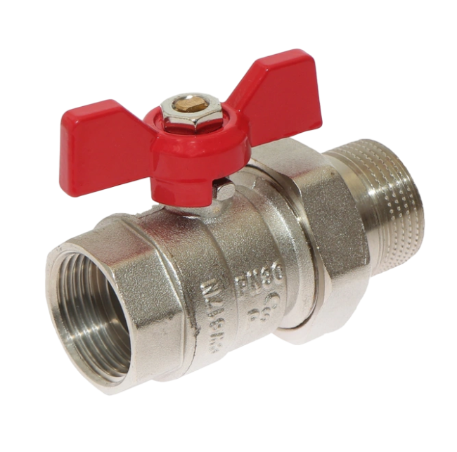 Ball valve 1/2" internal thread metal Lubing (4389)