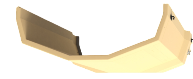 Protective cover type 500 1 m slope segment No.2 Lubing (8035)