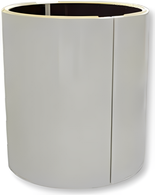 Semi-block ventilation pipe D 73 “Venti” black HSI (10 30 37)