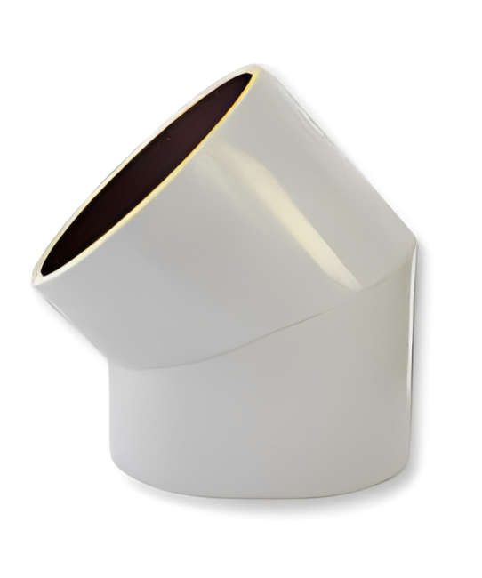 Swivel socket 45 degrees D 37 “Venti” brown HSI (10 04 90)