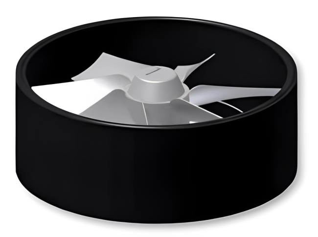 Fan unit 400 V D 1250, 7 blades, 59470 m3/h at Δ0Pa FC125'ADT.8S.A7 HSI (11 93 37)