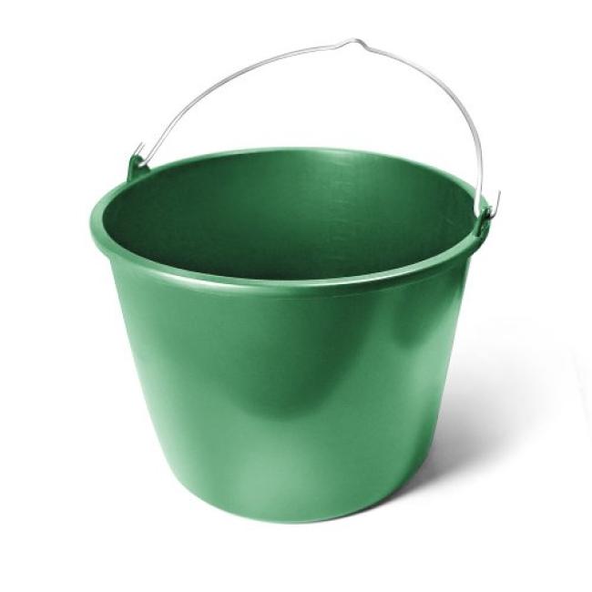 Відро пластмасове садово-городнє 20л (зелене) GRUNTEK (297001020)