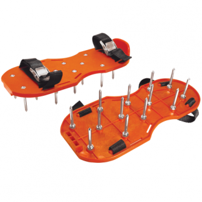 Сандалии-аэратор газонные 300 х 135мм с металлическими пряжками, GRUNTEK (295603301)