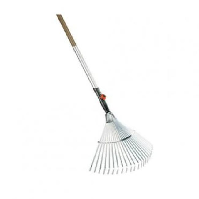 Комплект: граблі Combisystem віялові сталеві 50 см (арт.3102) + ручка Combisystem FSC дерев'яна, 130 см (арт.3723),  GARDENA (03022-20.000.00)