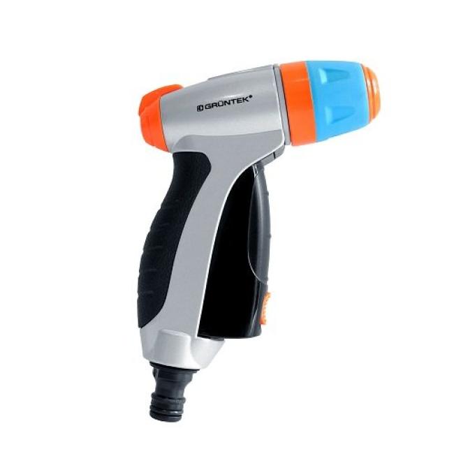 Пістолет для поливу  3-режимний, металевий, GRUNTEК GRUNTEK (296278935)