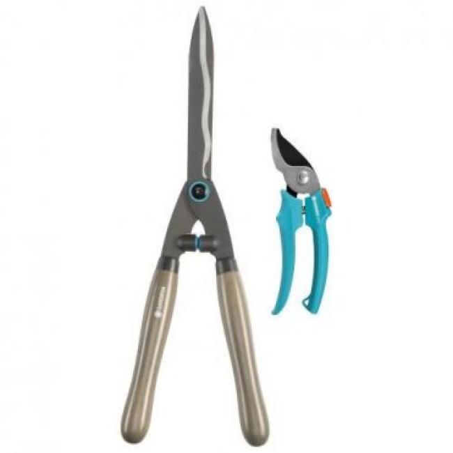 Комплект: ножиці для живоплоту та секатор обвідний, GARDENA (12300-30.000.00)