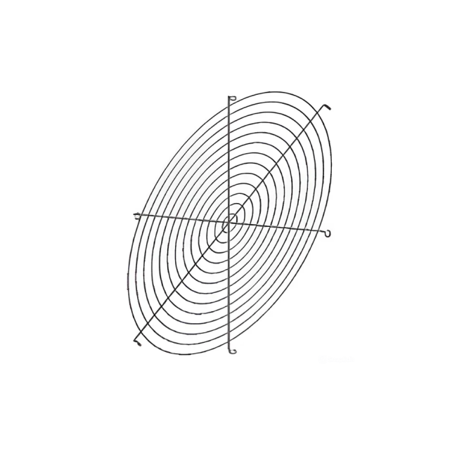 Захисна решітка D 620 мм з нержавіючої, сталі HSI (11 97 52)