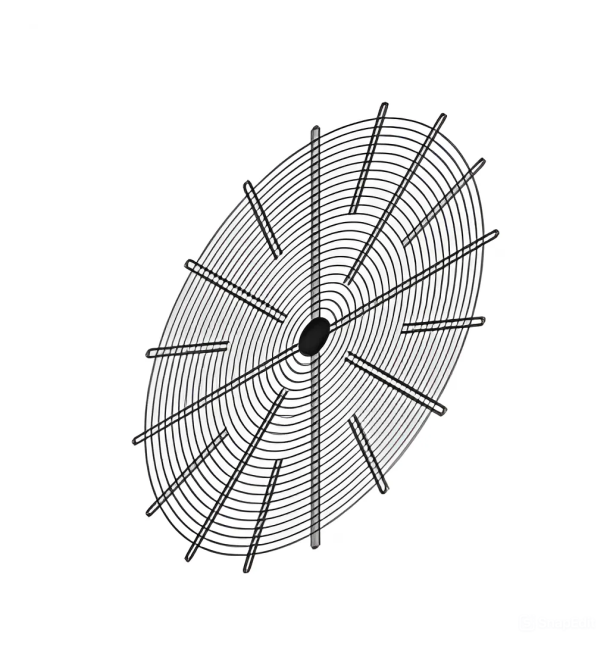 Захисна решітка для вентиD 1410 мм, порошкове покриття, HSI (11 97 74)