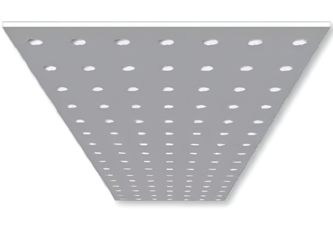 Перфорована стеля ПВХ/ПС/ПВХ 1200 x 1500 x 25 мм HSI (11 44 01)