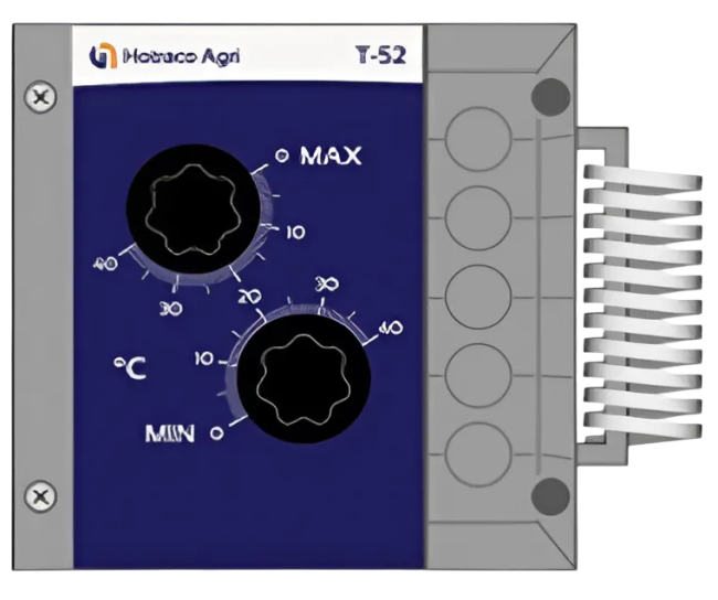 Подвійний термостат мінімум/максимум 0-40°C / 32-104°F мін./макс. T-52 HOTRACO (HO13000300)