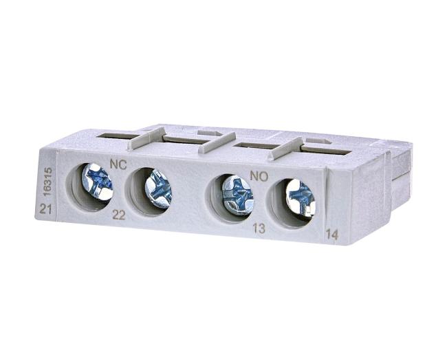 Block contact ETI ACBFE-11 (1NO+1NC) front (004648021)