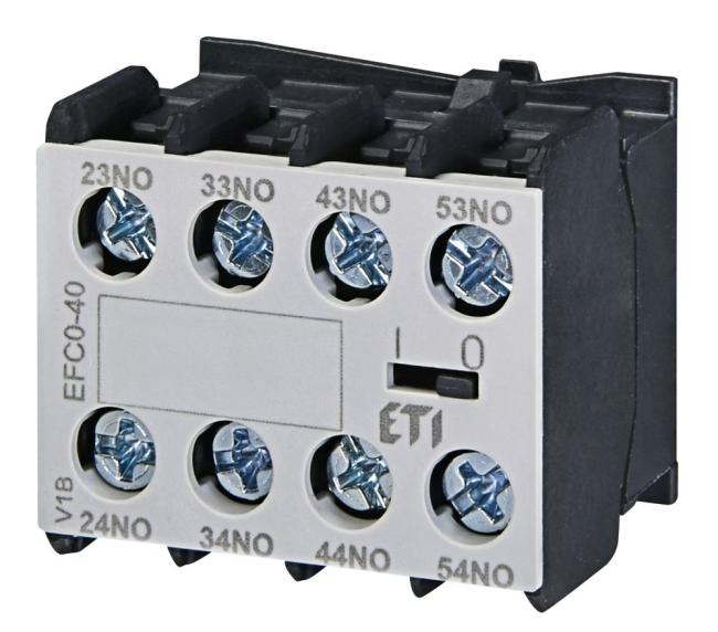 Блок-контакт ETI EFC0-40 (4NO) для 3р СЕС (004641523)