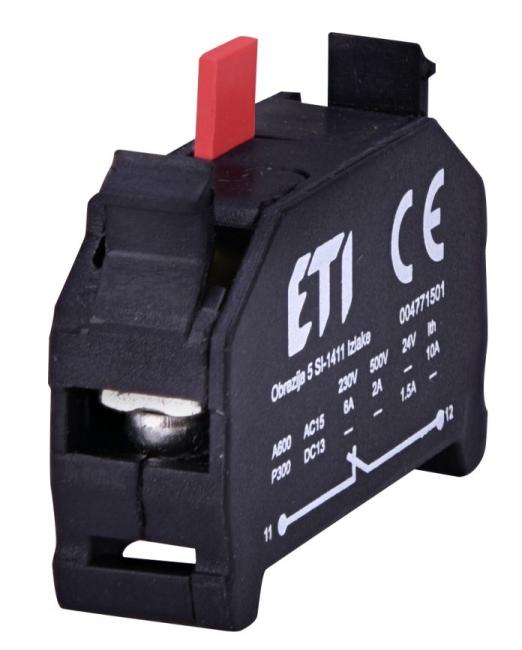 Блок-контакт E-NC (1NC, з гвинтовими клемами) (004771501)