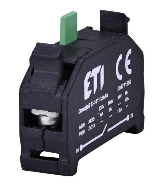 Block contact E-NO (1NO, with screw terminals) (004771500)