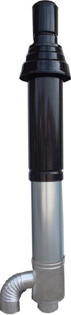 Roof terminal chimney DDV 130/210 HR, HR120 Winterwarm (IA8307)