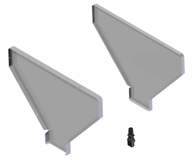 Монтажний комплект для обігрівача (2 торцеві пластини +1 з’єднувач) Winterwarm (GA8700)