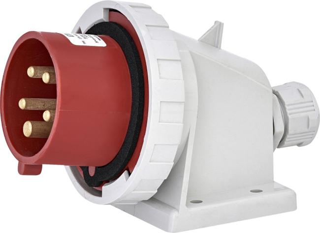Силовая вилка настенная ETI EPH-3253 IP67 (32A, 400V, 3P+N+PE) (004482071)
