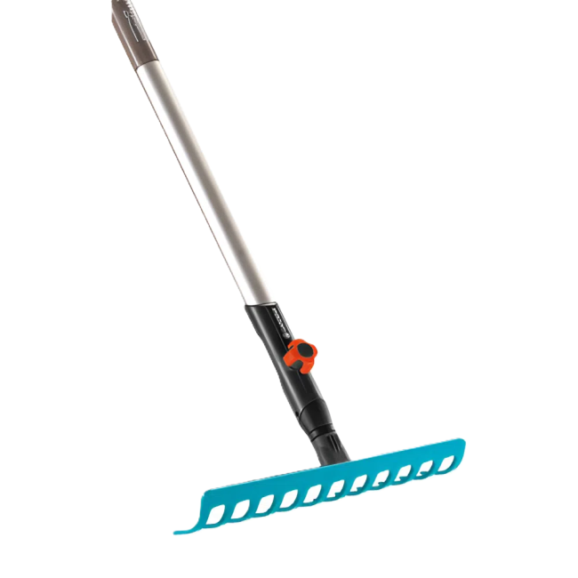 Combisystem set: steel rake + wooden handle 130 cm GARDENA (03024-20.000.00)