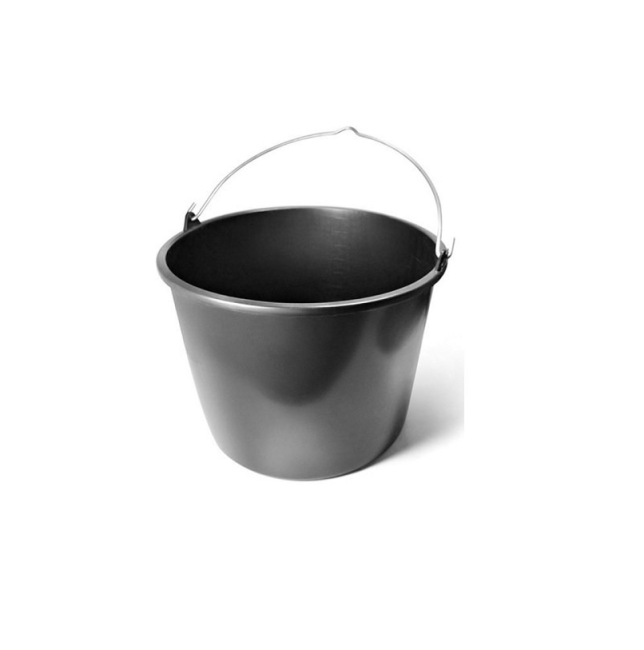 Ведро строительное 12л. пласт. (черное) STARK (537105001)