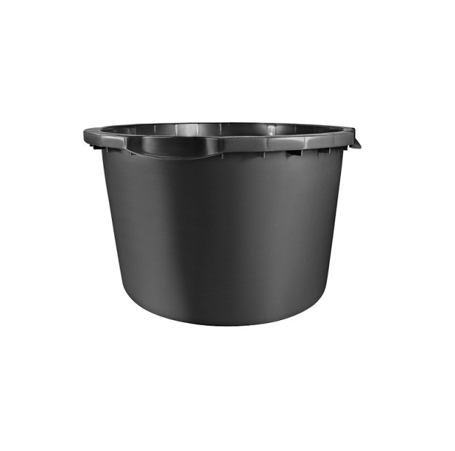 Таз строительный круглый 45л (черный) STARK (537105045)