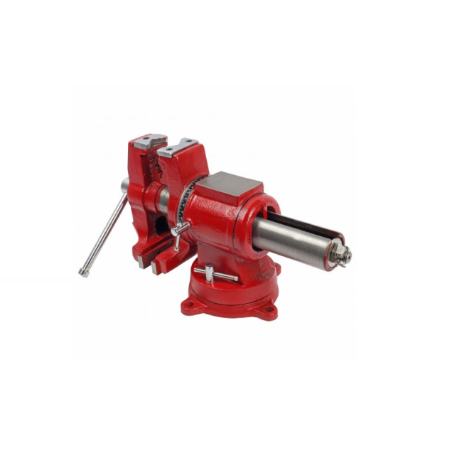 Тиски 130 мм слесарные поворотные в 2х плоскостях, с трубным зажимом STARK (523130165)