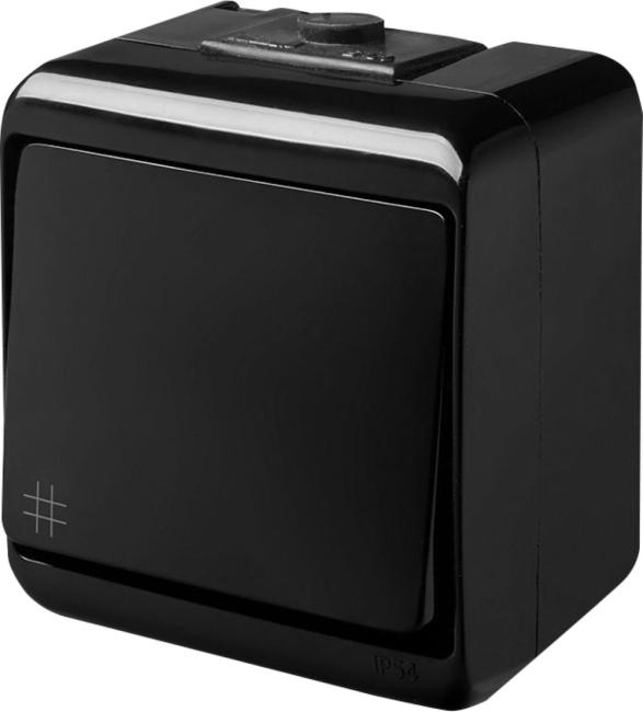 Вимикач "перехресний" ETI VHE-6-BL (чорний, IP54) (004668085)