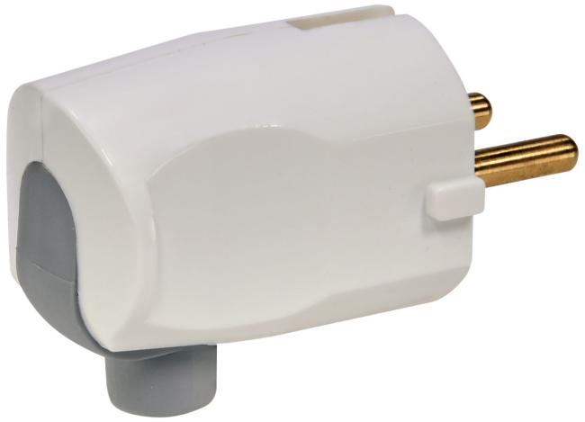 ETI PPW-UNI universal plug (2P+PE, angled/straight, polycarbonate, IP20, white) (004481003)