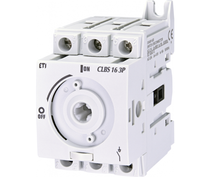 Вимикач навантаження ETI CLBS 16 3P (без рукоятки, 16A, "1-0") (004661400)